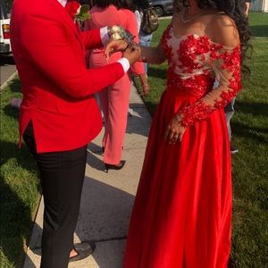 Red Prom Dress CUSTOM